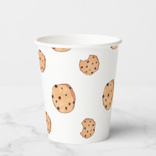 Cookie Birthday Party Pappbecher (Rückseite)