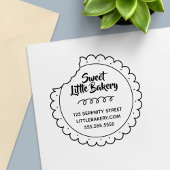 Cookie Bite Bakery Geschäftsadresse Permastempel