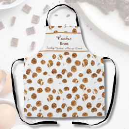 Cookie Boss Aquarell Chocolate Chip Cookies Schürze