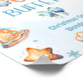 Cookie Buffet Blue Litman Weihnachten Geburtstag Poster (Ecke)