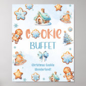Cookie Buffet Blue Litman Weihnachten Geburtstag Poster (Vorne)