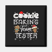 Cookie Byking Team Tester Gingerbrot Weihnachten Magnet (Vorne)