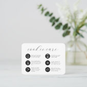 Cookie Care Minimalistisch Flat Dankeschön Karte (Stehend Vorderseite)