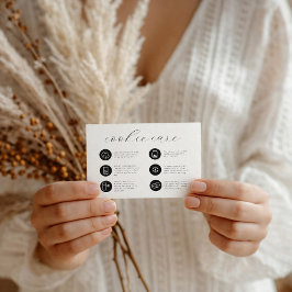 Cookie Care Minimalistisch Flat Dankeschön Karte
