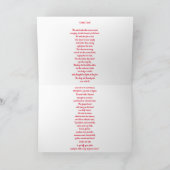 Cookie Carol Card Feiertagskarte (Innenseite)