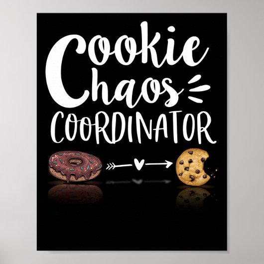 Cookie Chaos Koordinator Funny Cookie Sales Poster (Vorne)
