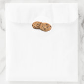 Cookie Chocolate Classic Round Aufkleber (Tasche)