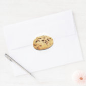 Cookie Chocolate Classic Round Aufkleber (Umschlag)