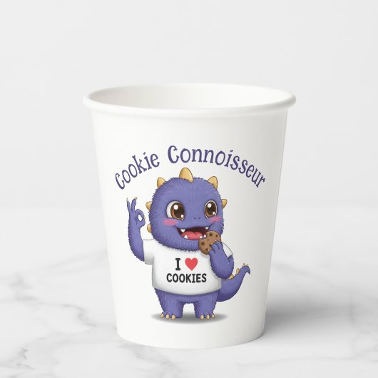 Cookie Connoisseur Pappbecher (Rückseite)