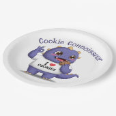 Cookie Connoisseur Pappteller (Schrägansicht)