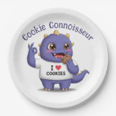 Cookie Connoisseur Pappteller (Vorderseite)