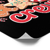 Cookie Crew Lebkuchen Weihnachtskugel Familienbuch Poster (Ecke)
