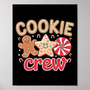 Cookie Crew Lebkuchen Weihnachtskugel Familienbuch Poster