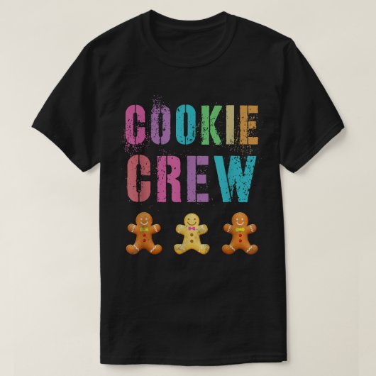 COOKIE CREW Zuhause Bäckerei Squad Cookie Backging T-Shirt (Design vorne)