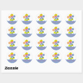 cookie cupcake bouquet baking gift tag stickers (Blatt)