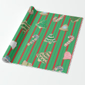 Cookie Cutout-Muster Art 2 Geschenkpapier (Ungerollt)