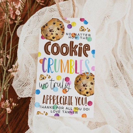 Cookie-Dankeschön-Geschenk-Anhänger Geschenkanhänger