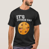 "Cookie Day National Schokolade Chip Minute Lazy" T-Shirt (Vorderseite)