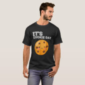 "Cookie Day National Schokolade Chip Minute Lazy" T-Shirt (Vorne ganz)