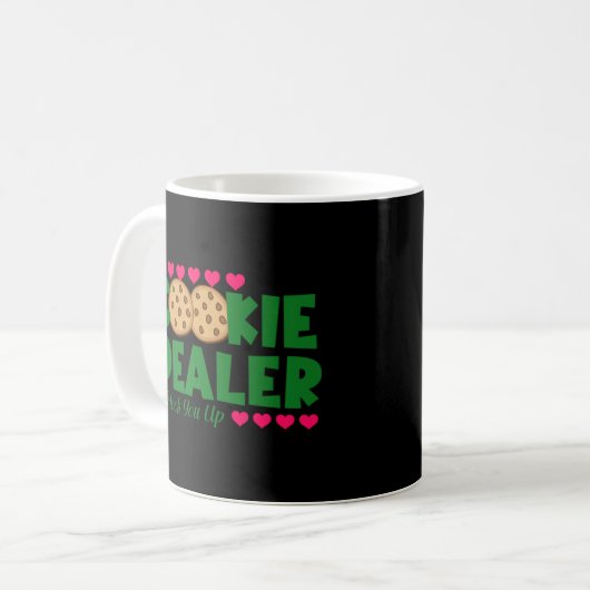 Cookie Dealer Ich heiße Sie auf die stolze Mama ei Kaffeetasse (Vorderseite Links)