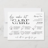 Cookie Decorating Pack Instructions Minimal Bakery Dankeskarte (Vorderseite)