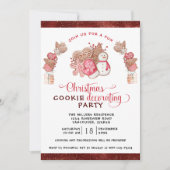 Cookie Decorating Party, Lebkuchen Cookies Einladung (Vorderseite)