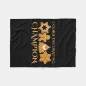 Cookie Decoration Chamon Backweihnachtsfamilie M Fleecedecke (Vorderseite (Horizontal))