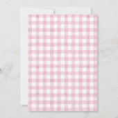 Cookie Decoration Rosa Weihnachtsfeier Einladung (Rückseite)