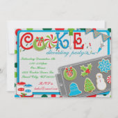 Cookie Decoration von Party Einladung (Vorderseite)