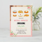 Cookie Dekoration Brautdusche Einladung (Stehend Vorderseite)