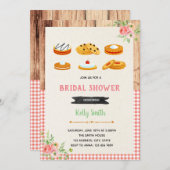 Cookie Dekoration Brautdusche Einladung (Vorne/Hinten)