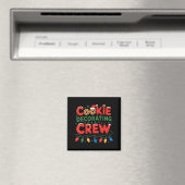 Cookie-Dekorations-Team Weihnachtsbacken Bäcker Sa Magnet (In Situ (Geschirrspüler))