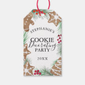 Cookie-Dekorationsparty   Geschenkanhänger (Vorderseite)