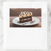 Cookie Dough Cake Rechteckiger Aufkleber (Tasche)