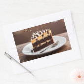 Cookie Dough Cake Rechteckiger Aufkleber (Umschlag)