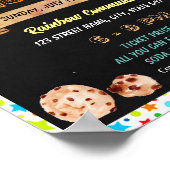 Cookie Dough Fundraiser-Ereignisvorlage Poster (Ecke)