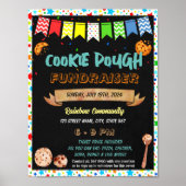 Cookie Dough Fundraiser-Ereignisvorlage Poster (Vorne)
