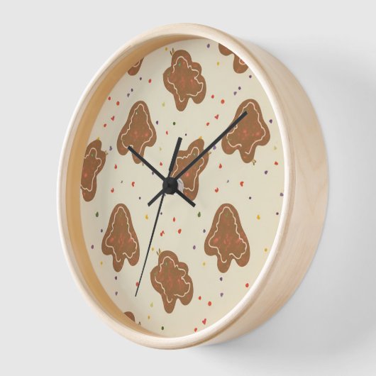 Cookie Dough Pattern Wall Clock Uhr (Winkel)
