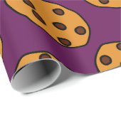Cookie-Druck auf lila Packpapier (Rolleneckpunkt)