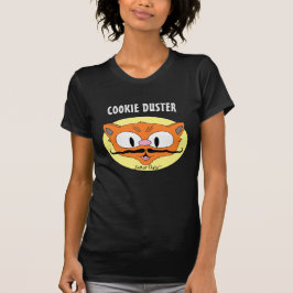 COOKIE DUSTER Mustache Spaß Cartoon Cat T-Shirt