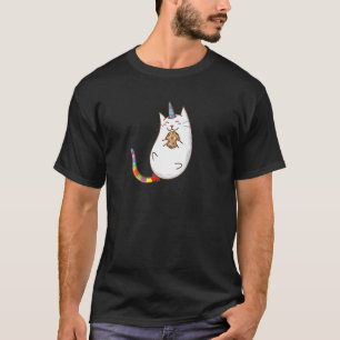Cookie Einhorn Katze Premium T-Shirt