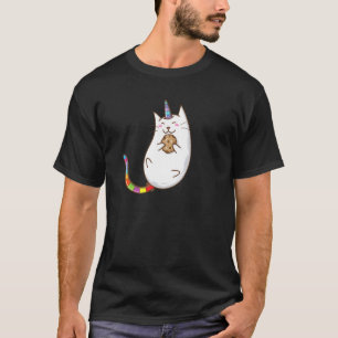 Cookie-Einhorn-Katze T-Shirt