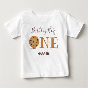Cookie Eins 1. Geburtstag Baby T-shirt