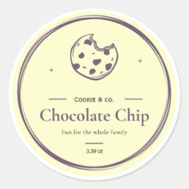Cookie-Etiketten, Body Butter Labels, Candle Label Runder Aufkleber