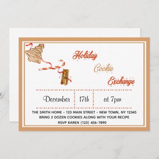 Cookie Exchange (Vorne/Hinten)