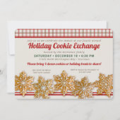 Cookie Exchange-Austausch | Party für Feiertage Einladung (Vorderseite)
