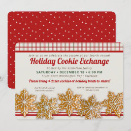 Cookie Exchange-Austausch | Party für Feiertage Einladung