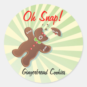 Cookie Exchange Bake Sale Labels Runder Aufkleber