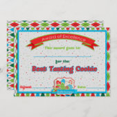 Cookie Exchange Best Degustation Cookie Award (Vorne/Hinten)