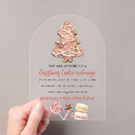 Cookie Exchange Christmas Party Acryleinladungen
